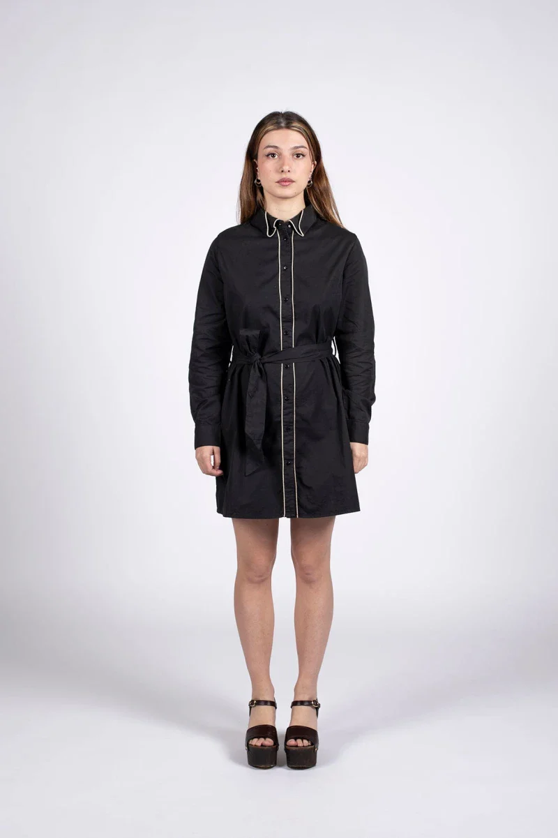 Robe Chemise noir - Image 5