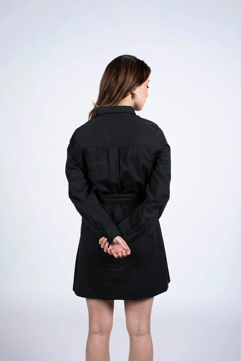 Robe Chemise noir - Image 6