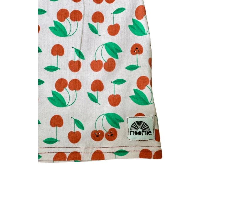 Robe classique en coton bio avec imprimé cerises - Image 2