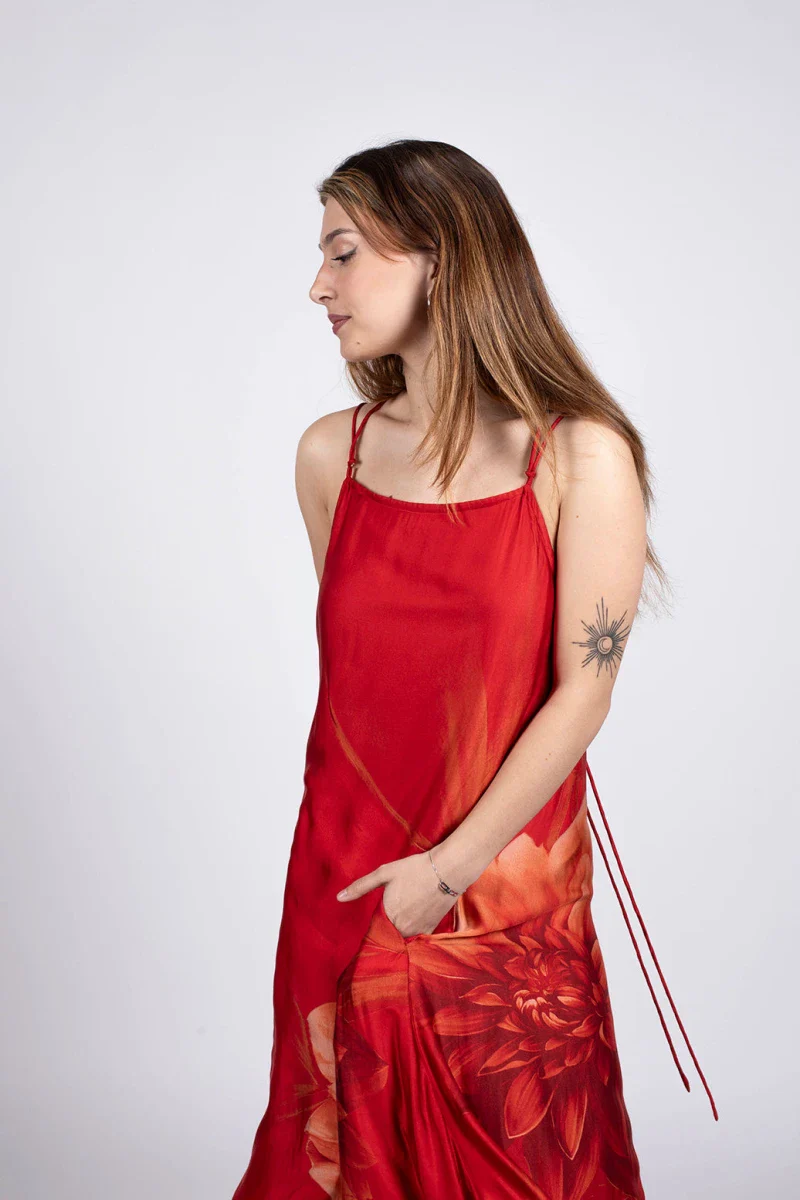 Robe en viscose éco-Responsable - Fabriquée en France - Image 2
