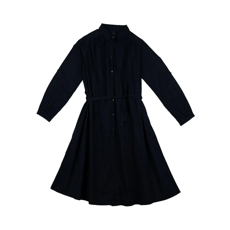 Robe Erika noir en coton bio - Image 9