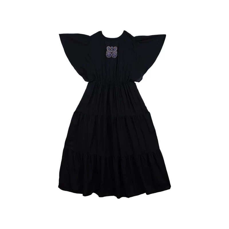 Robe noir en fibres de pétales de roses recyclés - Image 7