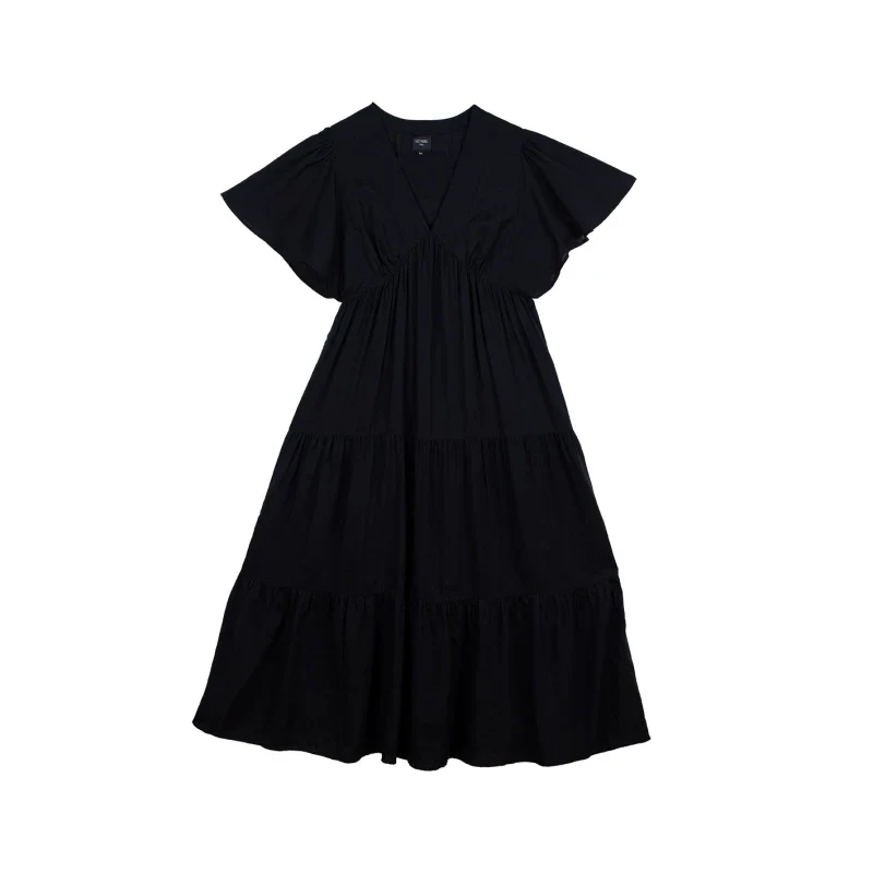 Robe noir en fibres de pétales de roses recyclés - Image 8