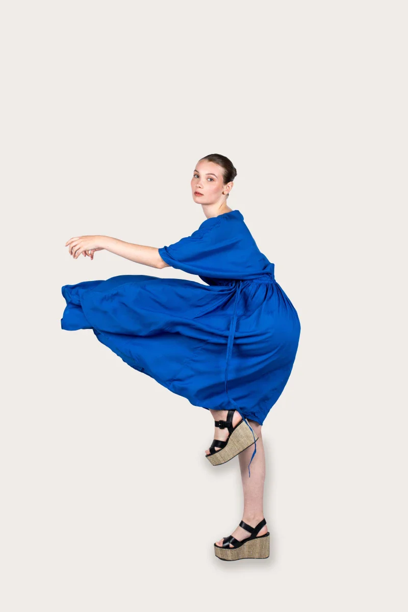 Robe bleu Indigo - Taille unique - Image 11