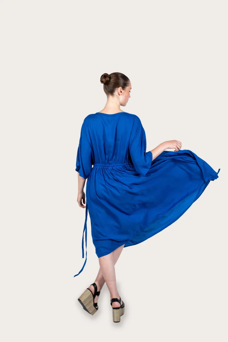 Robe bleu Indigo - Taille unique - Image 14