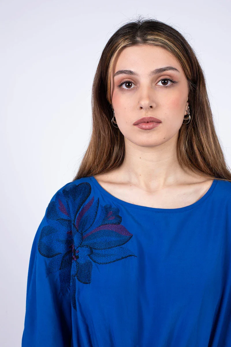 Robe bleu Indigo - Taille unique - Image 3