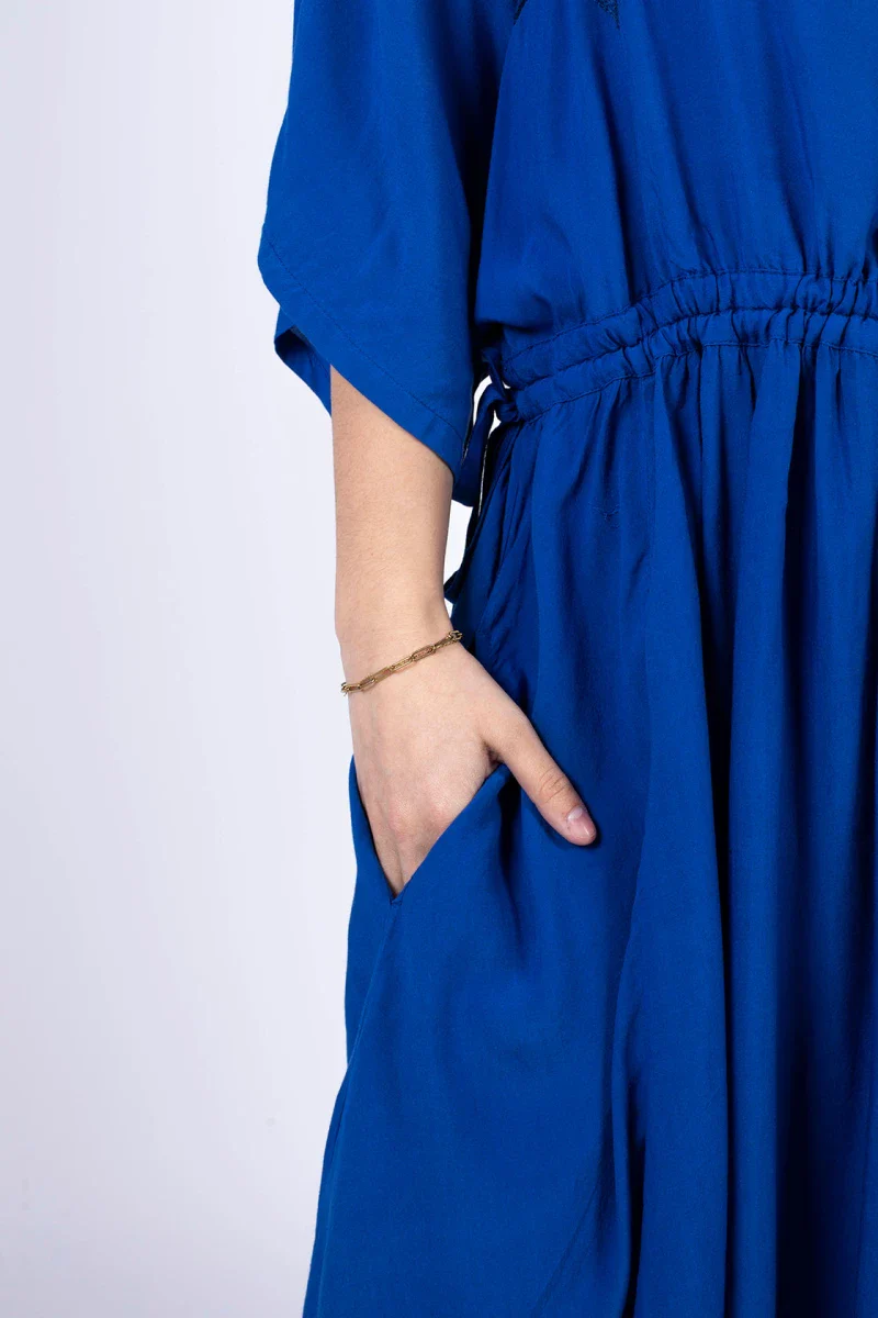 Robe bleu Indigo - Taille unique - Image 5