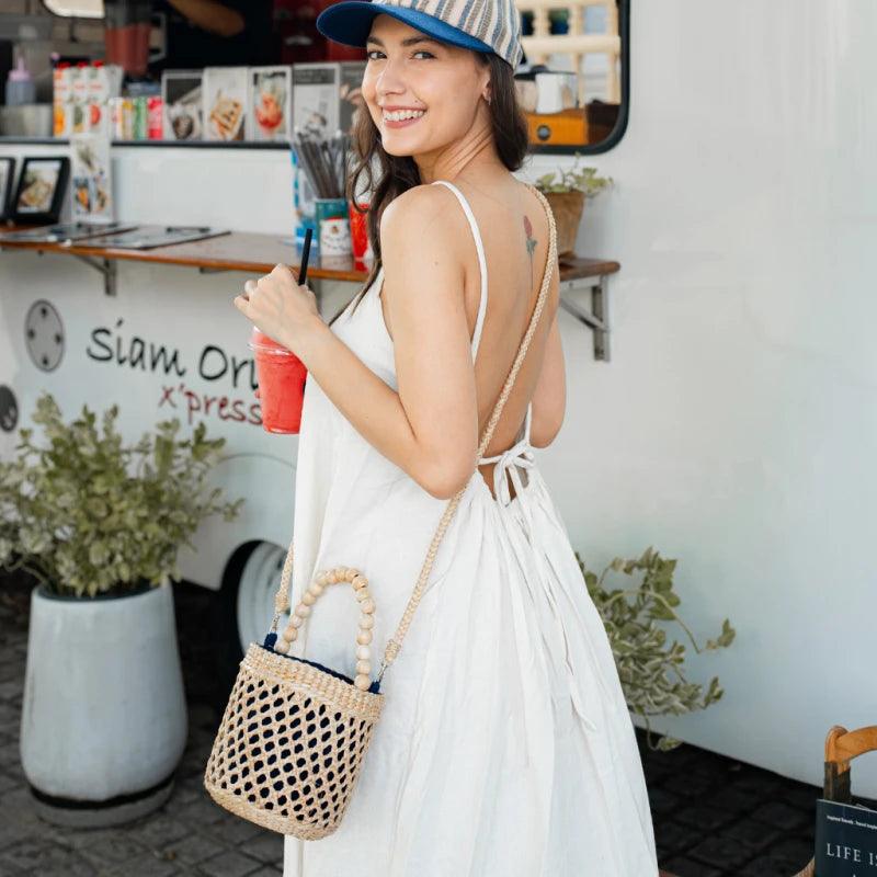 Robe légère en coton dos ouvert - Gabi - Image 3