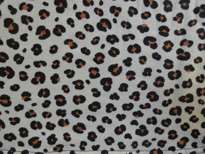 Robe À Manches Longues En Imprimé léopard - Fabriquée En France - Image 2