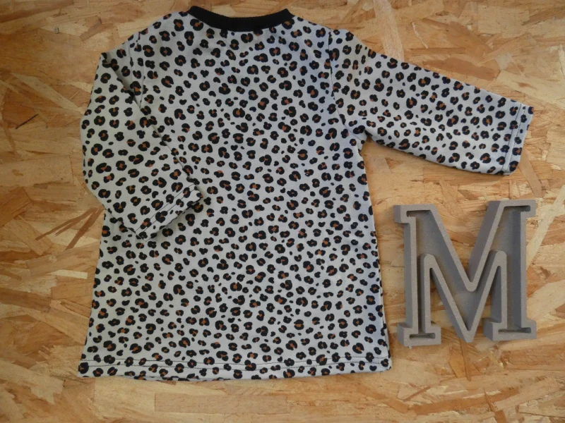Robe À Manches Longues En Imprimé léopard - Fabriquée En France - Image 3
