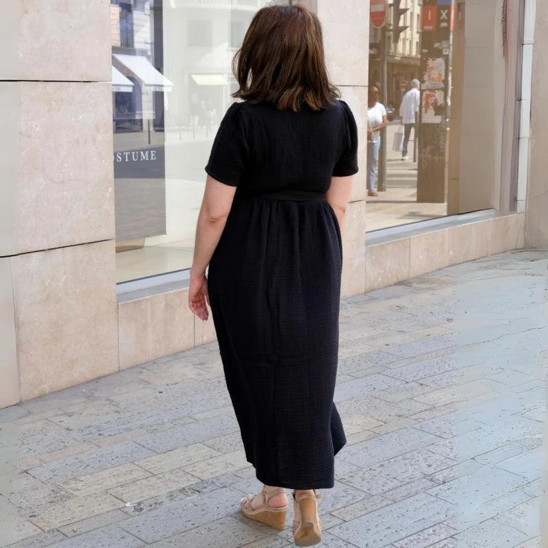 Robe longue en coton bio - Plusieurs coloris - Image 14