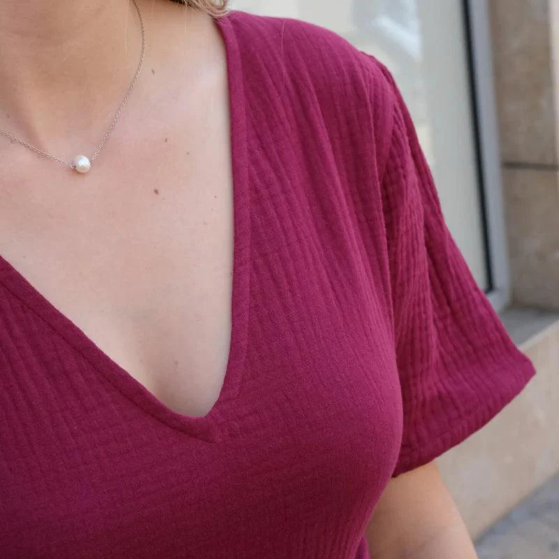 Robe longue en coton bio - Plusieurs coloris - Image 26