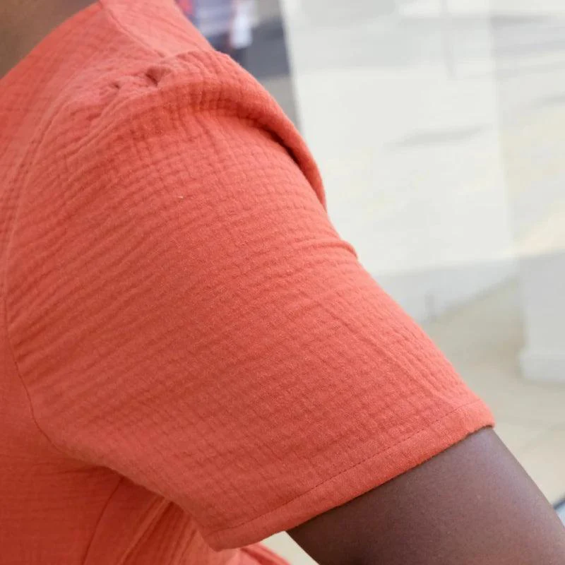 Robe longue en coton bio - Plusieurs coloris - Image 8
