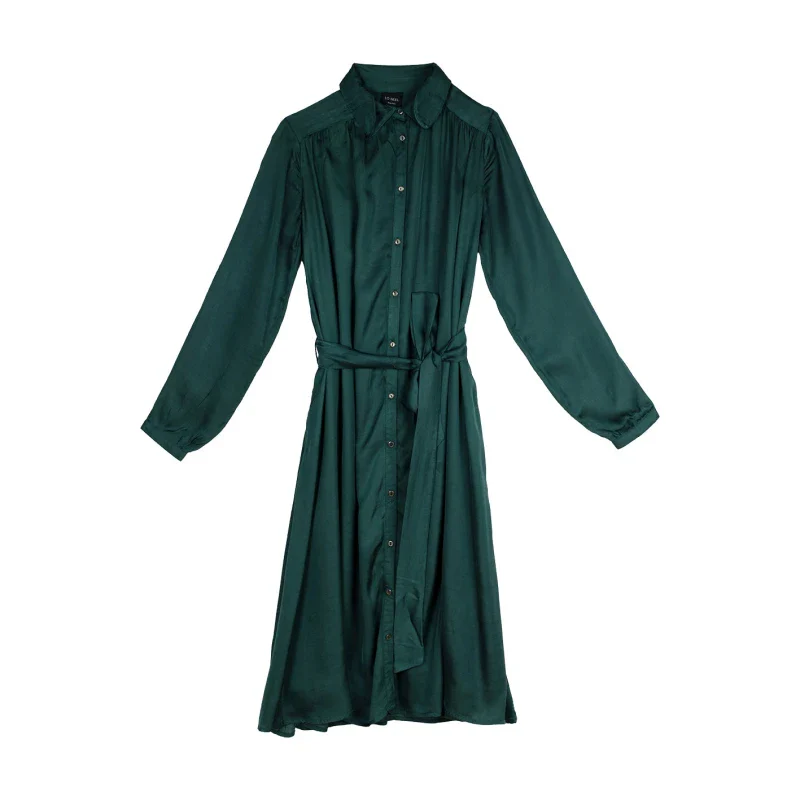 Robe longue fait main en fibre de pétales de roses upcyclés - Image 7