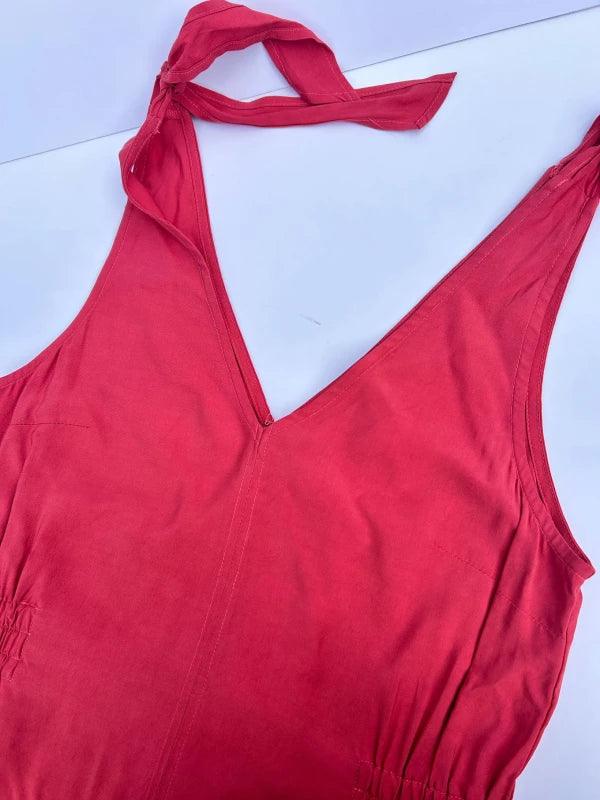 Robe rayonne rose vegan - Marnie - Image 5