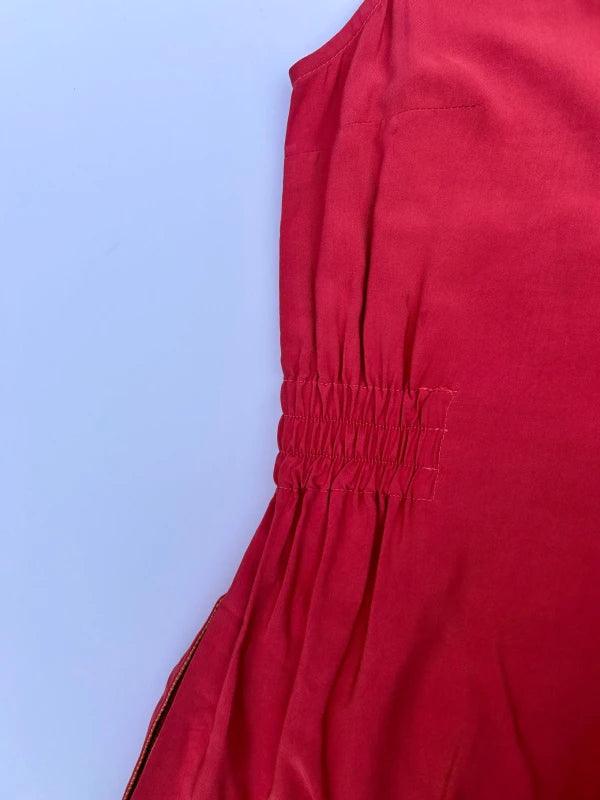 Robe rayonne rose vegan - Marnie - Image 6