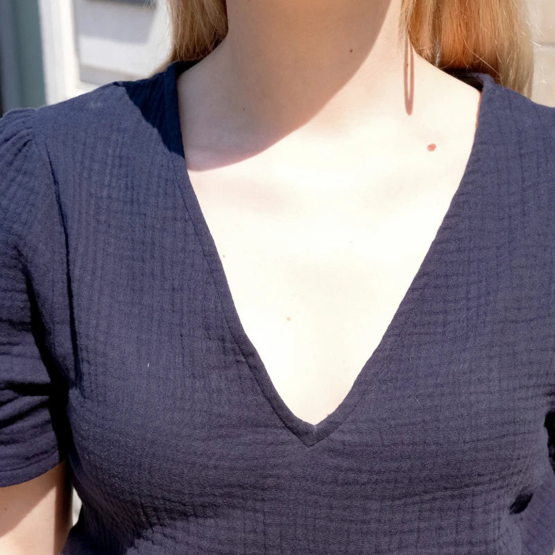 Robe toutes saisons en triple gaze de coton bio - Image 15