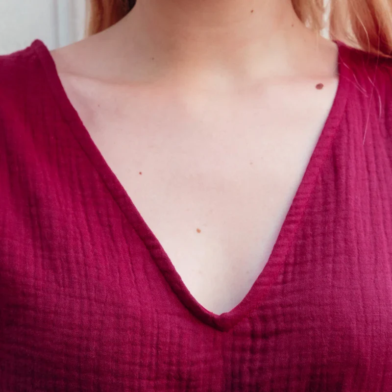 Robe toutes saisons en triple gaze de coton bio - Image 19