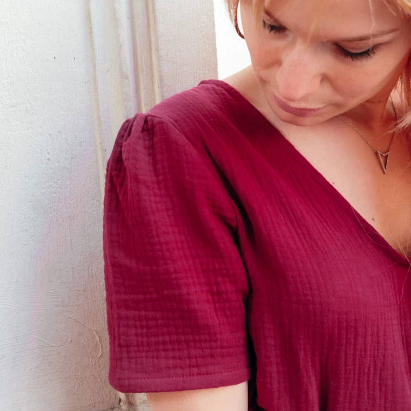 Robe toutes saisons en triple gaze de coton bio - Image 22
