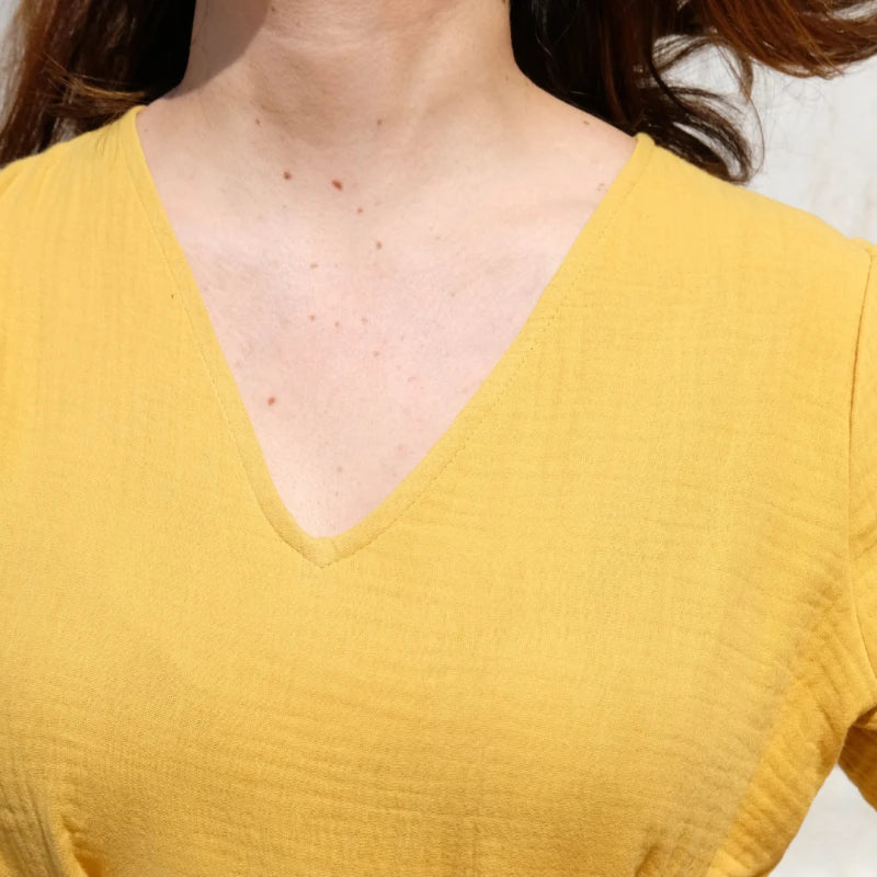 Robe toutes saisons en triple gaze de coton bio - Image 23