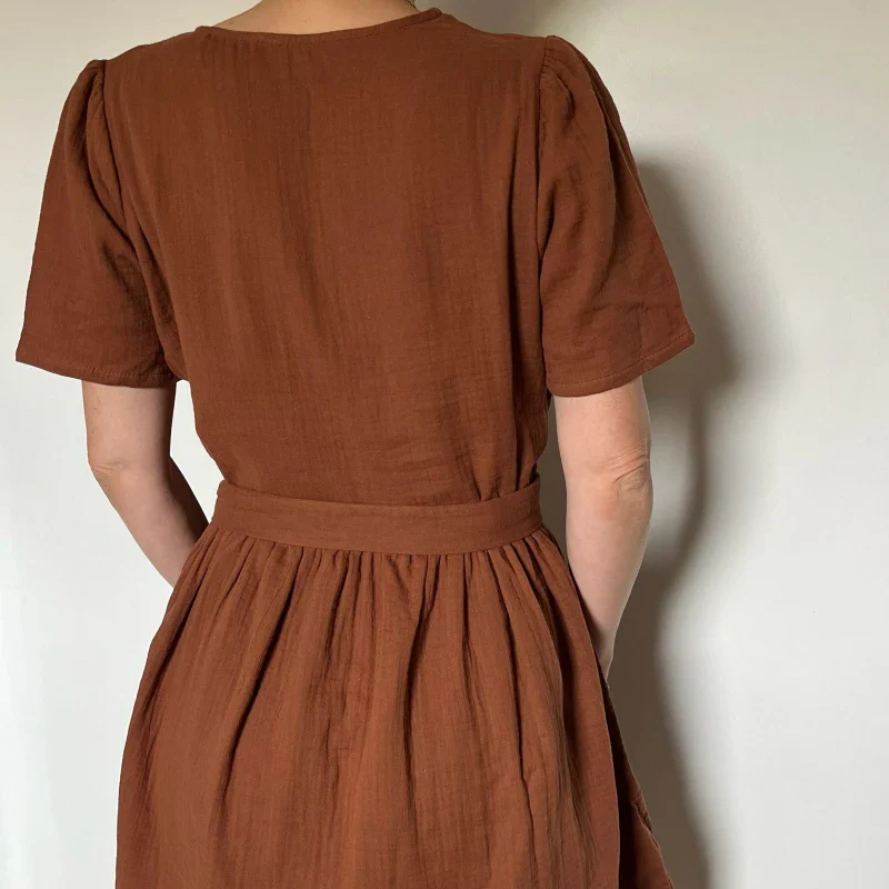 Robe toutes saisons en triple gaze de coton bio - Image 32