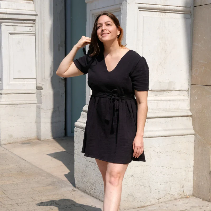 Robe toutes saisons en triple gaze de coton bio - Image 34
