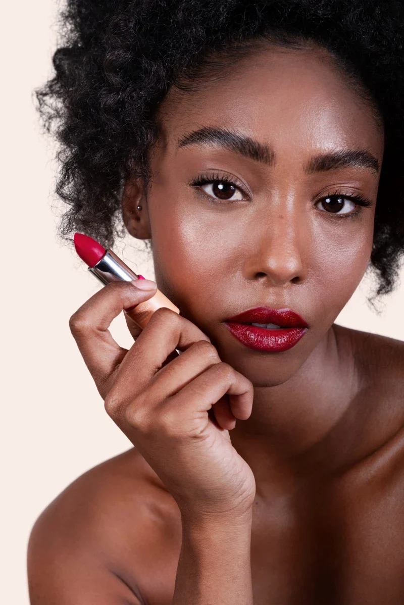 Rouge à lèvres couleur framboise certifié Bio - Image 5