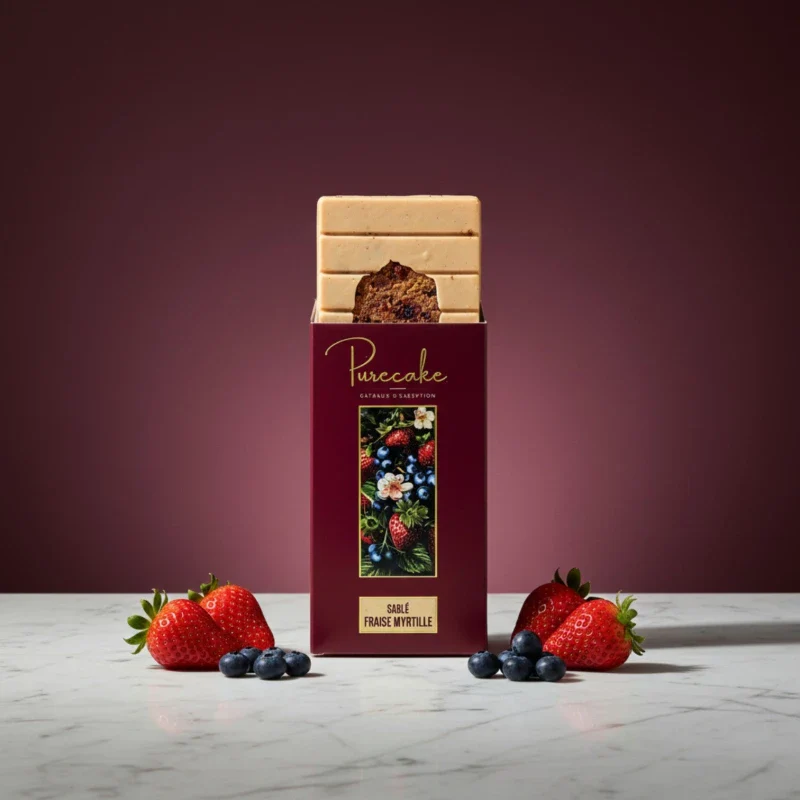 Sablé fraise myrtille sans gluten et végan - Image 7