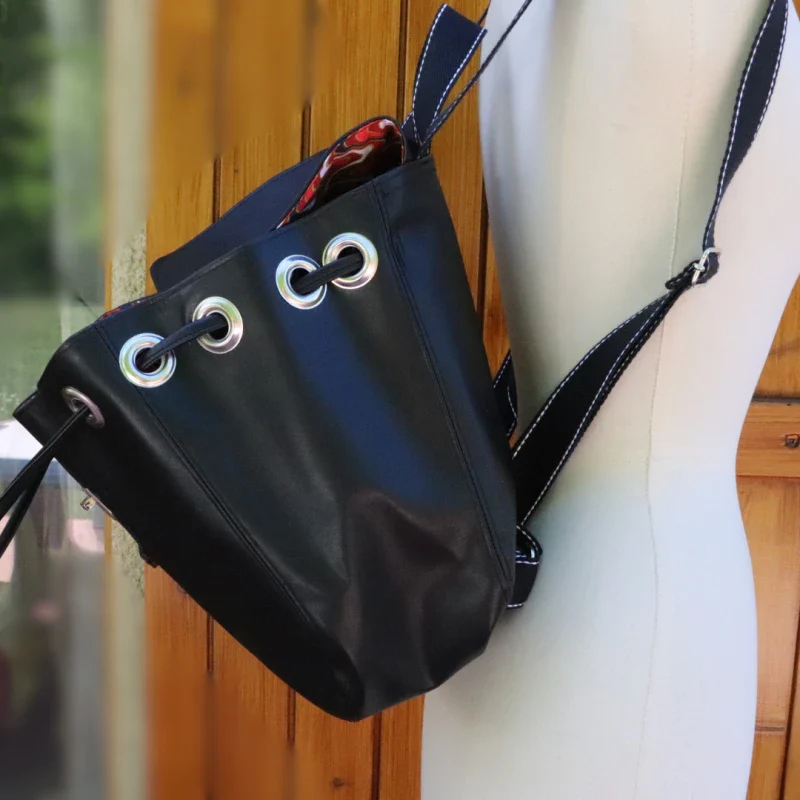 Sac Ă dos en alter-cuir de raisin - Image 3