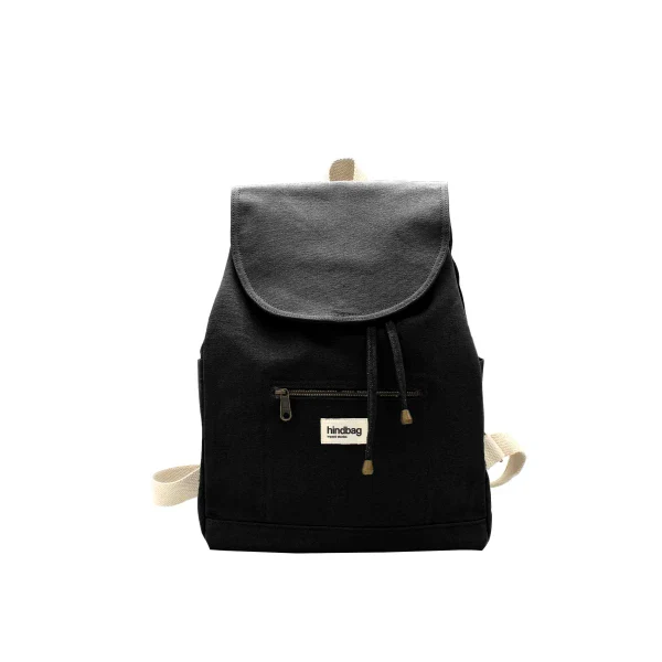 Sac à dos en coton bio noir - Eliot - Image 5
