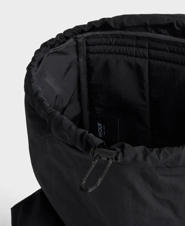 Sac à dos en tissu recyclé Noir - Image 5