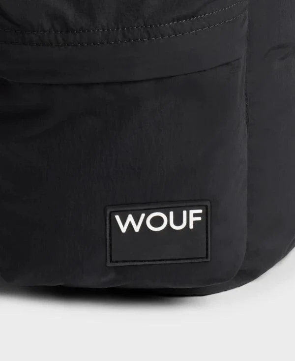 Sac à dos en tissu recyclé Noir - Image 6