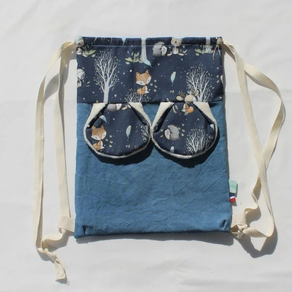 Sac à dos upcyclé pour enfant I Plusieurs motifs et coloris - Image 7