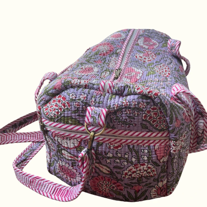 Sac à langer - "Lilas Indian Hortensias" - Image 2