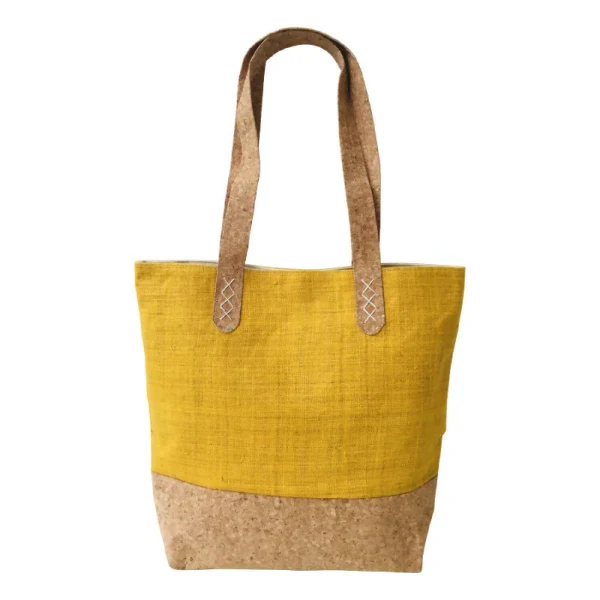 Sac à main en chanvre et papier kraft Hemp Rosa - Plusieurs coloris - Image 6