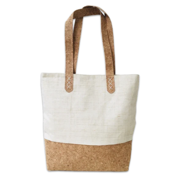 Sac à main en chanvre et papier kraft Hemp Rosa - Plusieurs coloris - Image 8