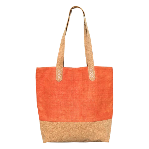 Sac à main en chanvre et papier kraft Hemp Rosa - Plusieurs coloris - Image 9