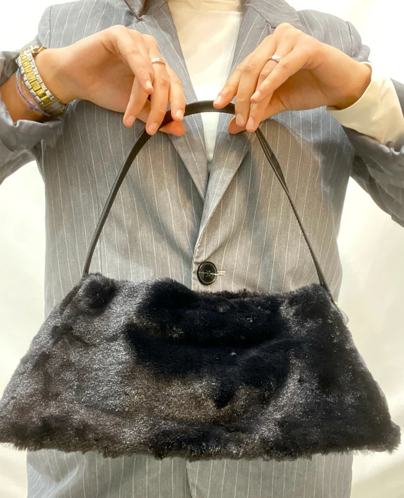 Sac à main vegan fourrure Faux Fur - All day Mini - Image 11
