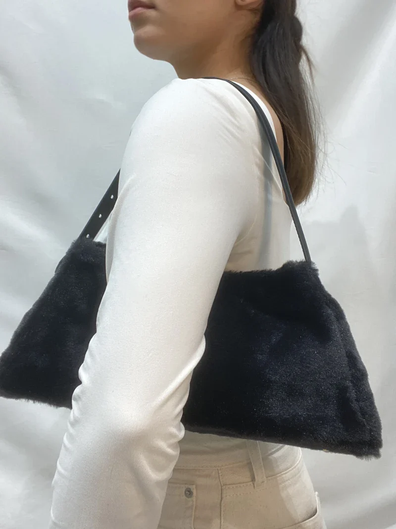 Sac à main vegan fourrure Faux Fur - All day Mini - Image 16