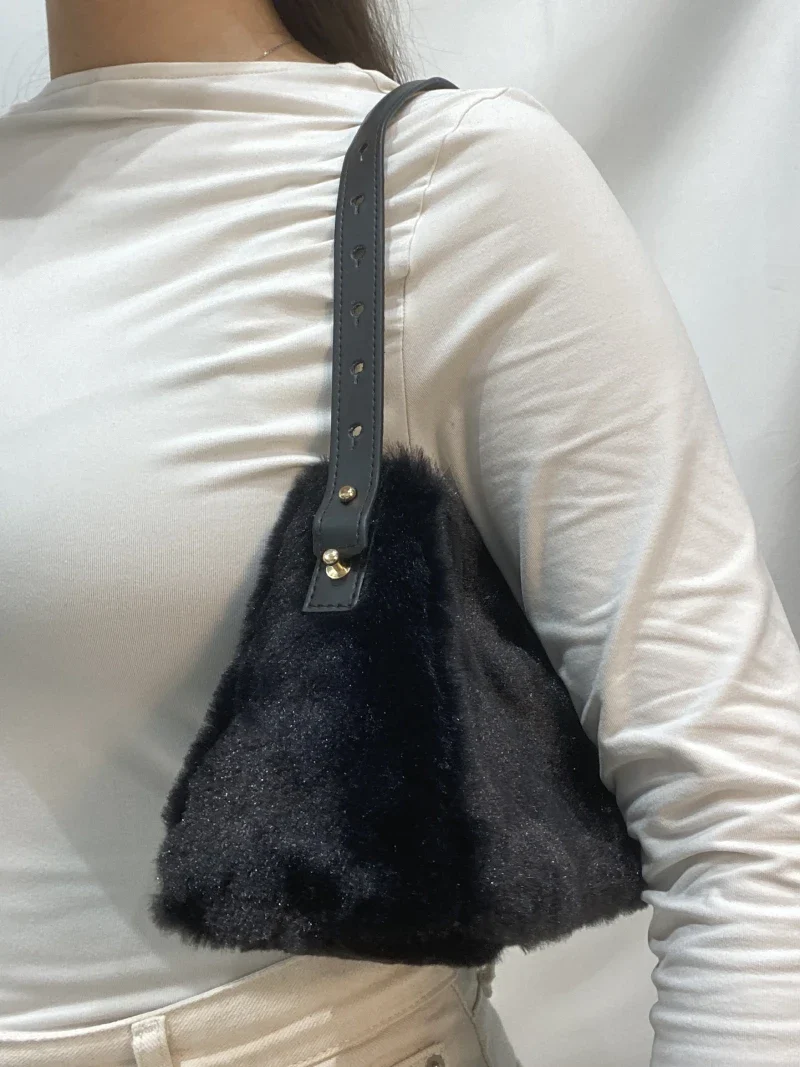 Sac à main vegan fourrure Faux Fur - All day Mini - Image 17