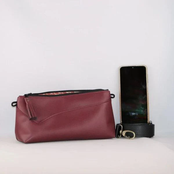 Sac baguette alter-cuir de raisin - Plusieurs coloris - Image 3