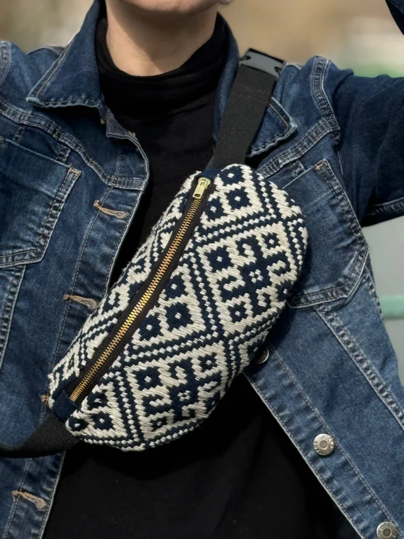 Sac banane Dokmai bleu marine - Image 12