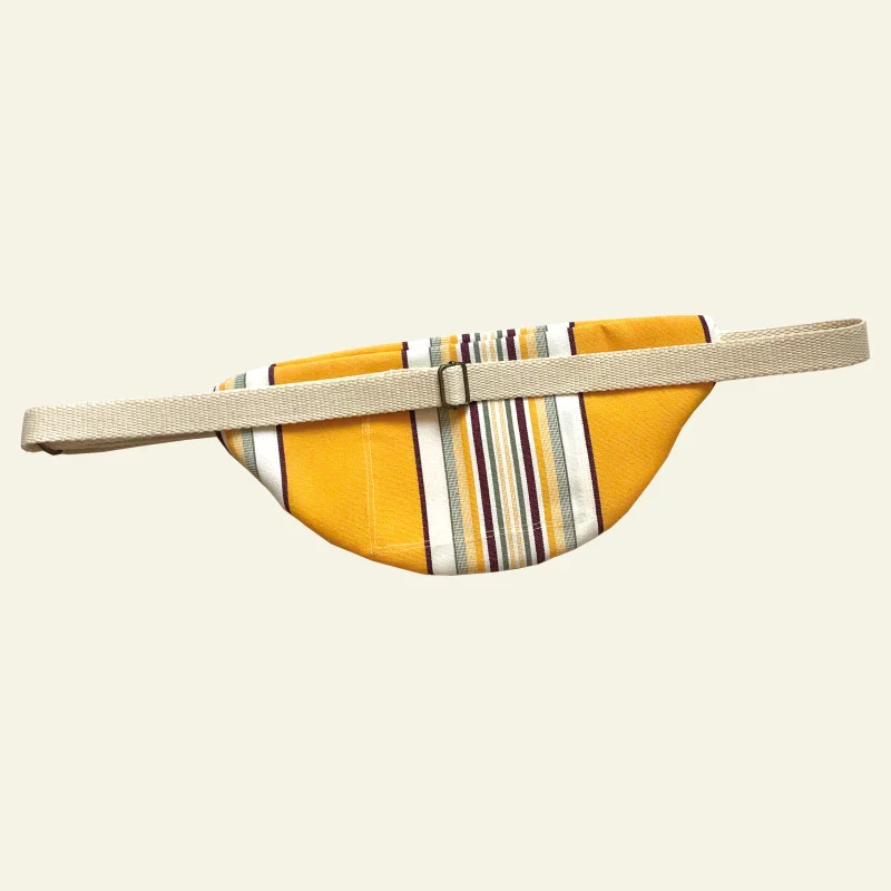 Sac Banane en tissu upcyclé Jaune Parasol - Image 2
