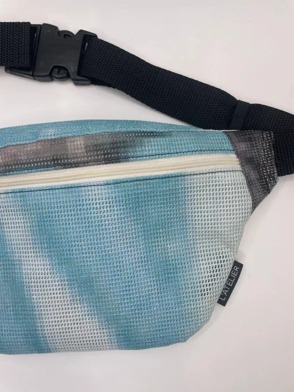 Sac banane française en tissu upcyclé - plusieurs coloris - Image 11