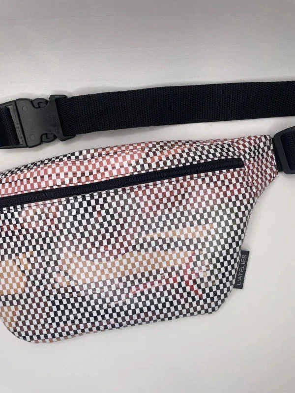 Sac banane française en tissu upcyclé - plusieurs coloris - Image 13