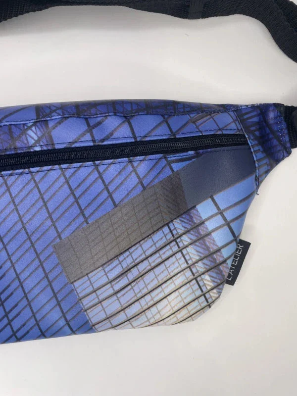 Sac banane française en tissu upcyclé - plusieurs coloris - Image 17