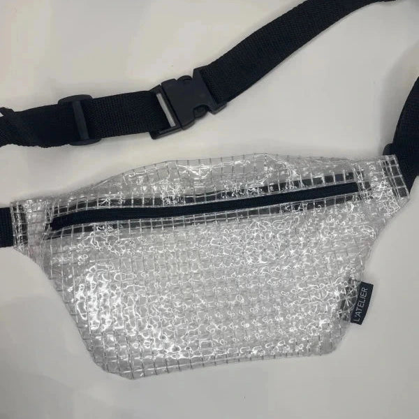 Sac banane française en tissu upcyclé - plusieurs coloris - Image 21