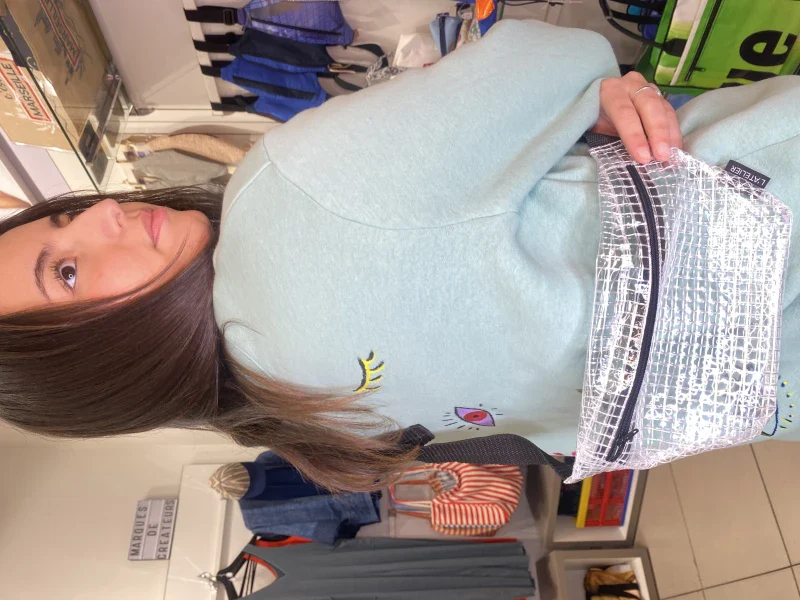 Sac banane française en tissu upcyclé - plusieurs coloris - Image 32
