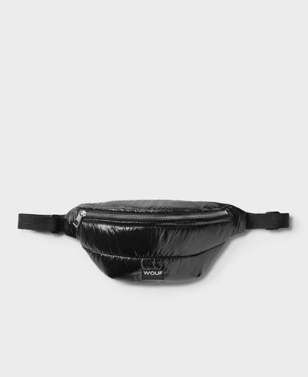 Sac banane matelassé brillant noire - Glossy - Image 3