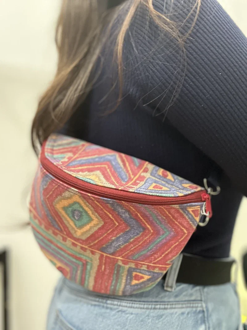 Sac banane à motifs géométriques - Image 3